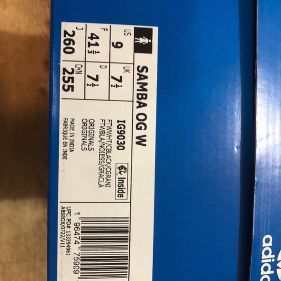 Samba Og W BNIB - Picture 7 of 7